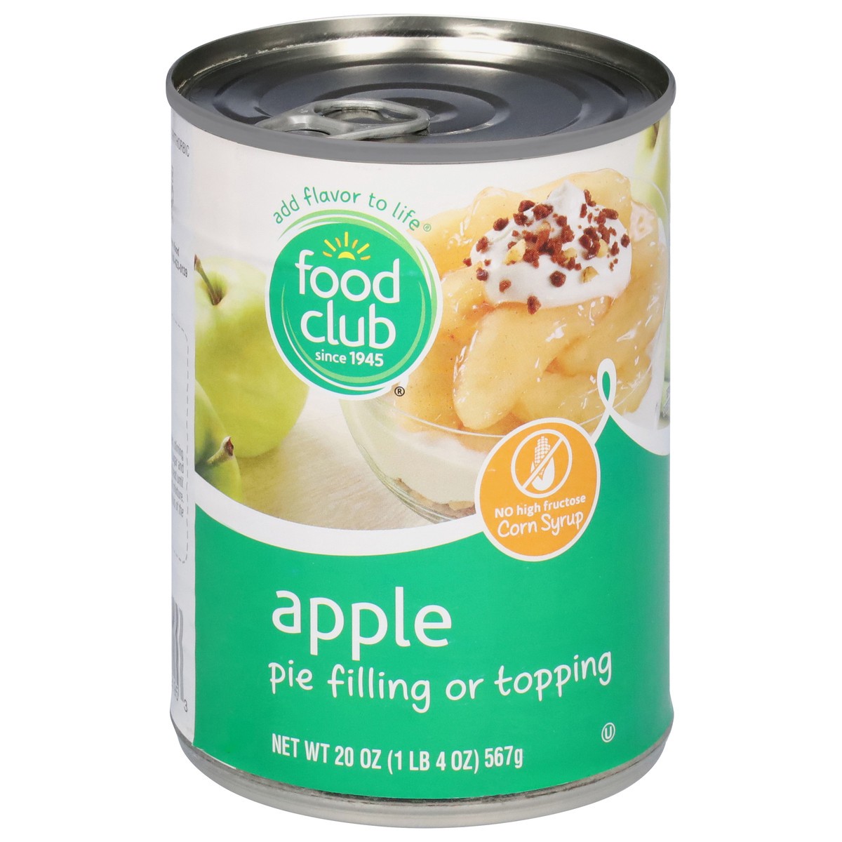 slide 1 of 9, Food Club Apple Pie Filling or Topping 20 oz, 20 oz