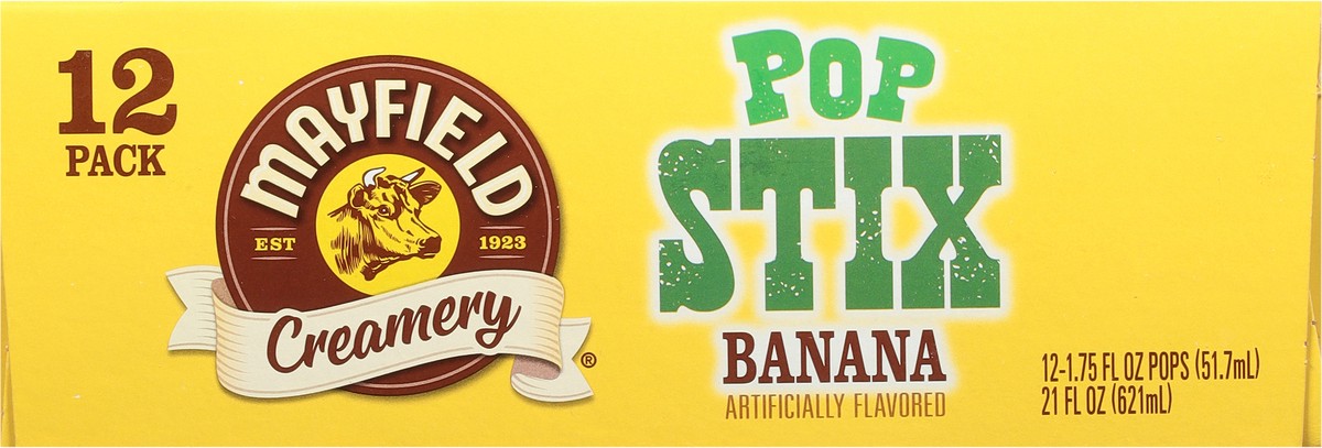 slide 4 of 9, Mayfield Creamery Banana Pop Stix 12 - 1.75 fl oz Packs, 12 ct