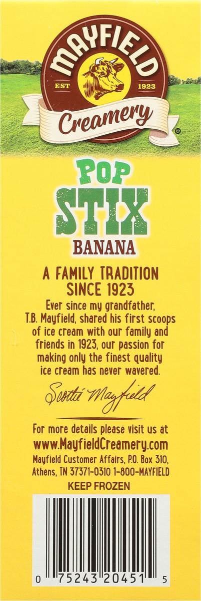 slide 7 of 9, Mayfield Creamery Banana Pop Stix 12 - 1.75 fl oz Packs, 12 ct