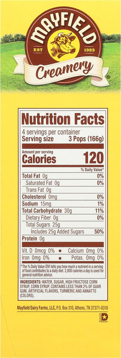 slide 8 of 9, Mayfield Creamery Banana Pop Stix 12 - 1.75 fl oz Packs, 12 ct