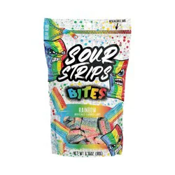 Sour Strips Rainbow Candy Bites - 6.35oz