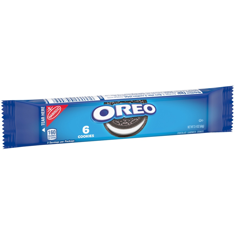 slide 5 of 9, Nabisco Oreo Cookies Single Serve, 2.4 oz