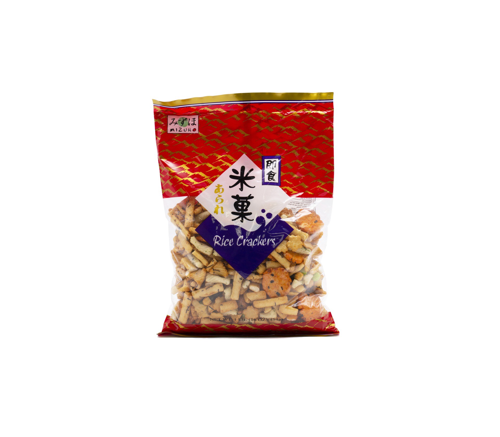 slide 1 of 1, Mizuho Mix Rice Cracker, 16 oz
