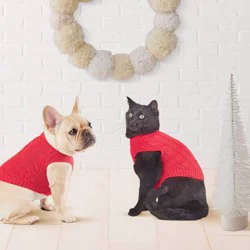 Dog and Cat Sweater Knit - Wondershop™ Red S