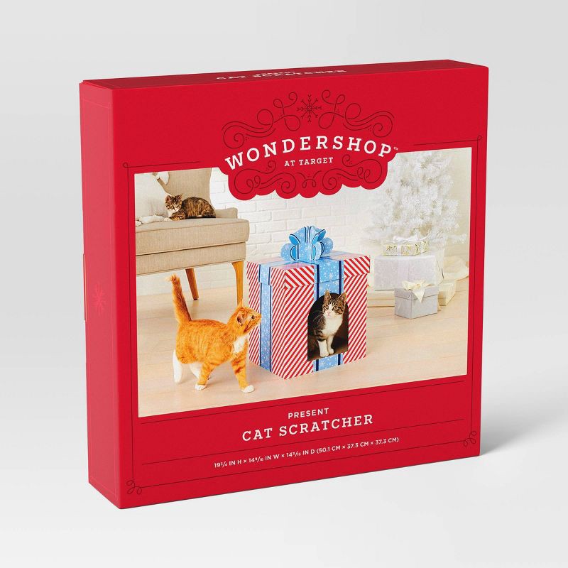 slide 4 of 4, Present Cat Scratcher - 19.88" - Wondershop™, 1 ct