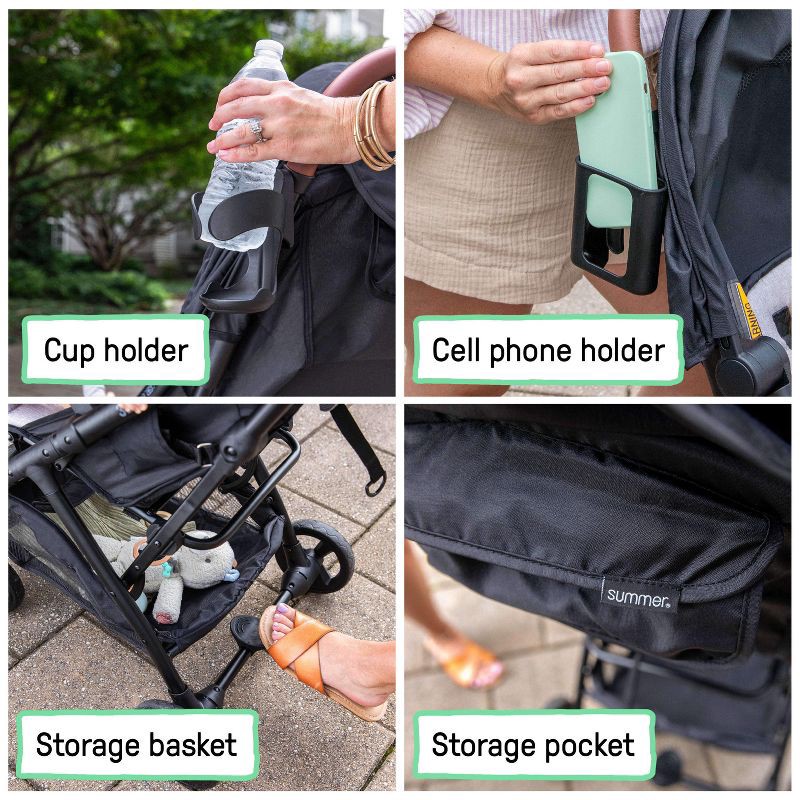 slide 2 of 13, Ingenuity 3Dquickclose CS+ Compact Fold Stroller - Gray, 1 ct