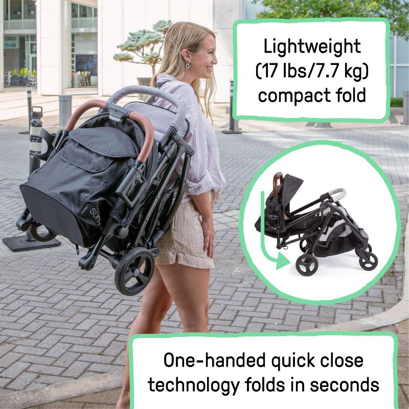 slide 3 of 13, Ingenuity 3Dquickclose CS+ Compact Fold Stroller - Gray, 1 ct