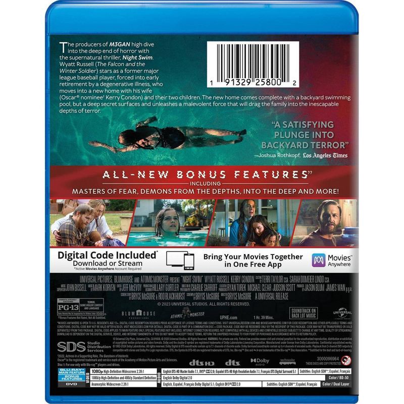 slide 3 of 3, Universal Home Video Night Swim (Blu-ray + DVD + Digital), 1 ct