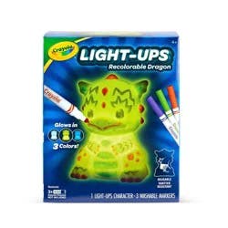 Crayola Light Ups Dragon: Kids Activities Craft Kit with Washable Markers, Drawing & Coloring, Ages 4+
