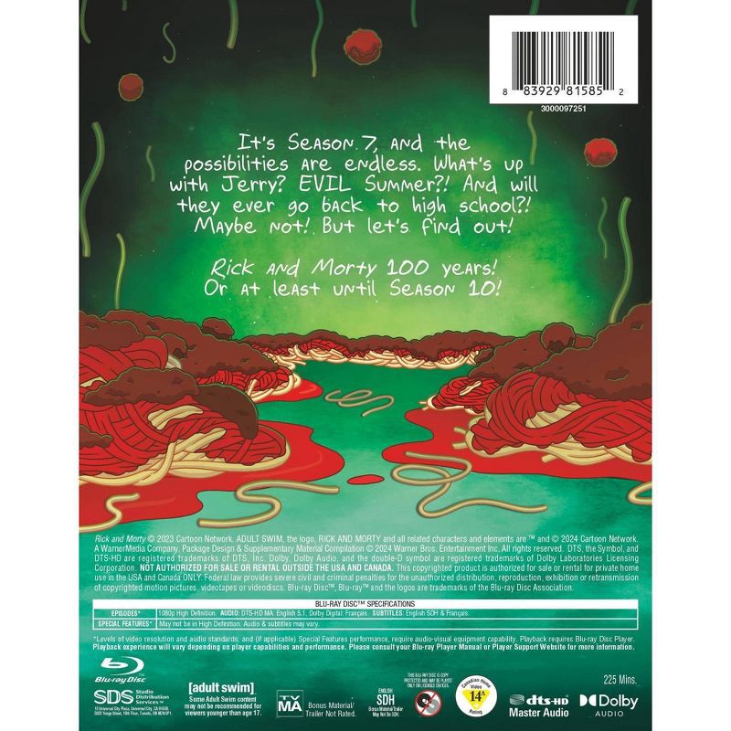 slide 3 of 3, Warner Home Video Rick and Morty: The Complete Seventh Season (Blu-ray), 1 ct