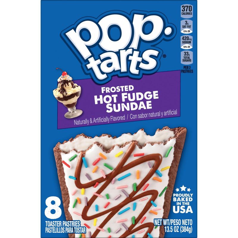 slide 2 of 8, Pop-Tarts Frosted Hot Fudge Sundae Toaster Pastries - 8ct / 13.5oz, 8 ct; 13.5 oz