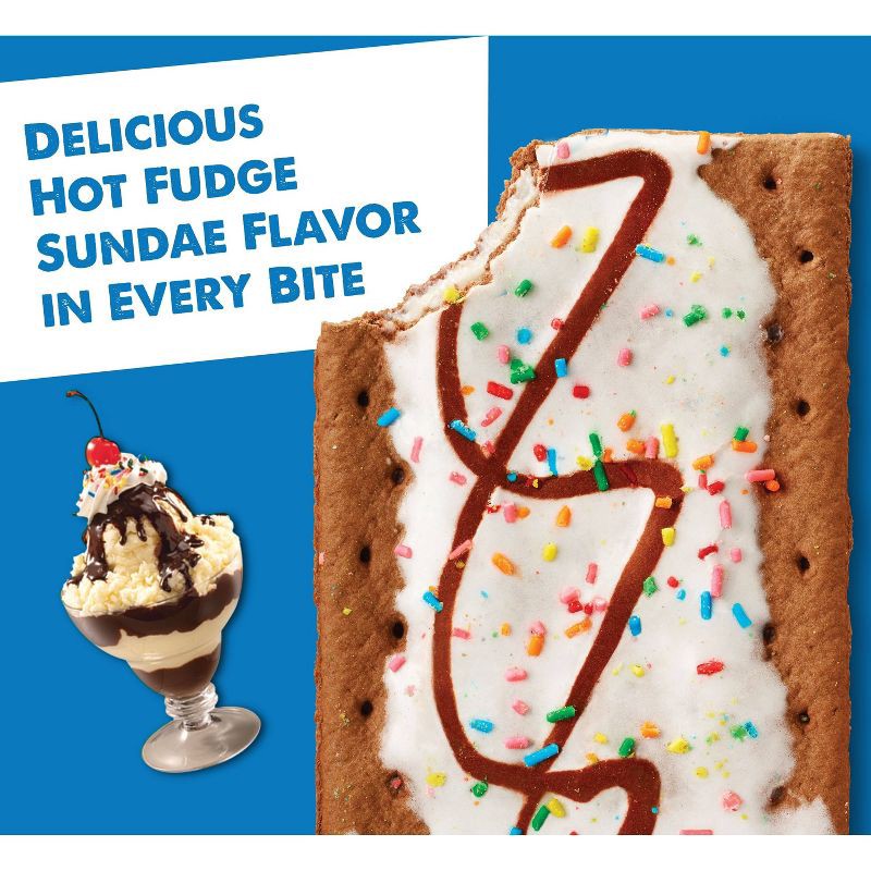 slide 4 of 9, Pop-Tarts Frosted Hot Fudge Sundae Toaster Pastries - 8ct / 13.5oz, 8 ct; 13.5 oz
