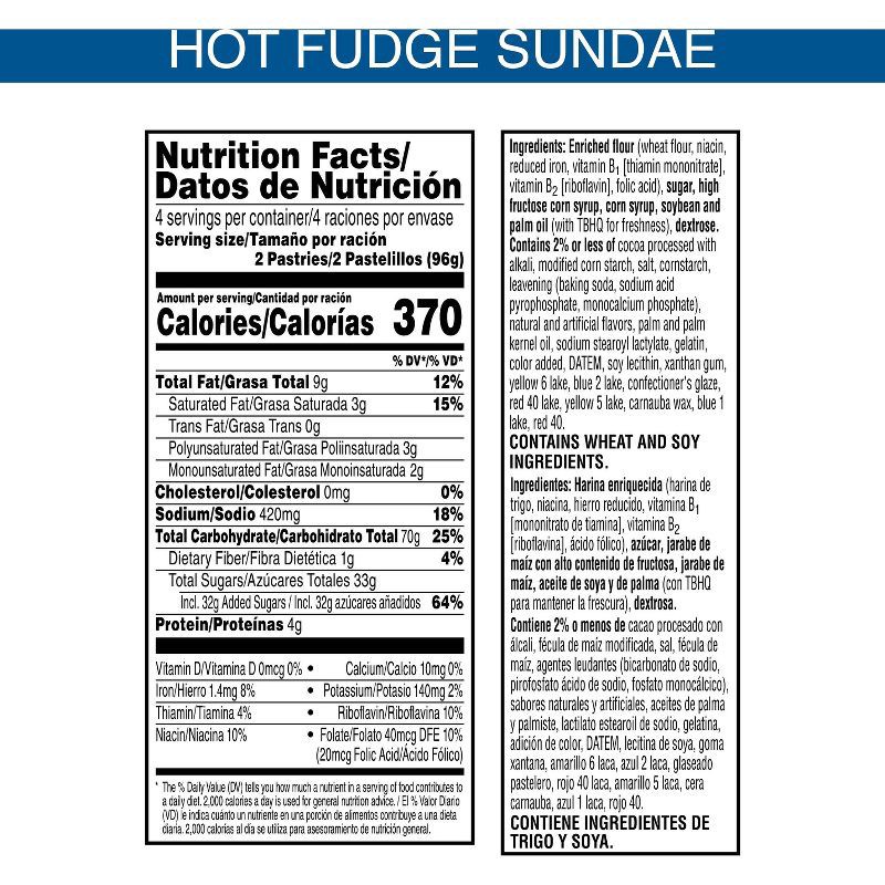 slide 7 of 9, Pop-Tarts Frosted Hot Fudge Sundae Toaster Pastries - 8ct / 13.5oz, 8 ct; 13.5 oz