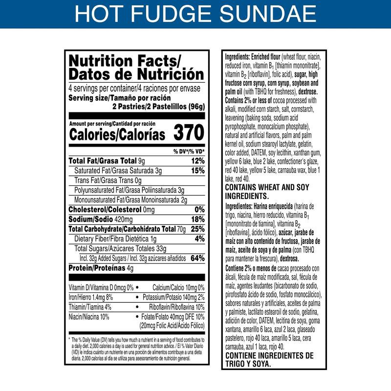slide 8 of 10, Pop-Tarts Frosted Hot Fudge Sundae Toaster Pastries - 8ct / 13.5oz, 8 ct; 13.5 oz