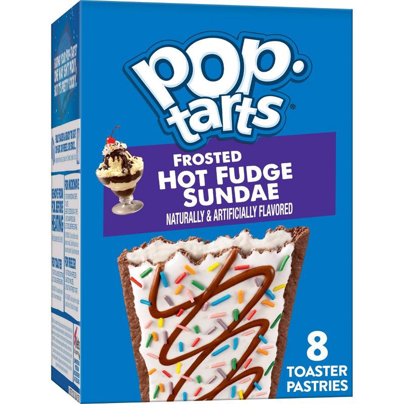 slide 1 of 10, Pop-Tarts Frosted Hot Fudge Sundae Toaster Pastries - 8ct / 13.5oz, 8 ct; 13.5 oz