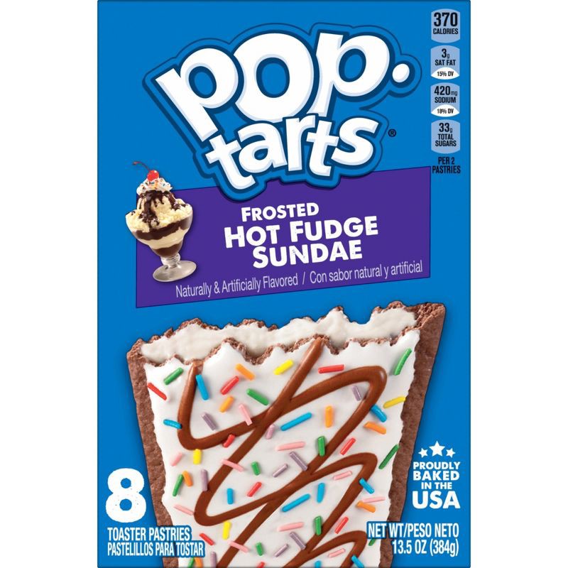 slide 9 of 10, Pop-Tarts Frosted Hot Fudge Sundae Toaster Pastries - 8ct / 13.5oz, 8 ct; 13.5 oz