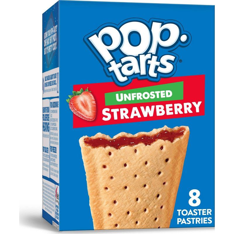 slide 1 of 11, Pop-Tarts Unfrosted Strawberry Toaster Pastries - 8ct / 13.5oz, 8 ct; 13.5 oz