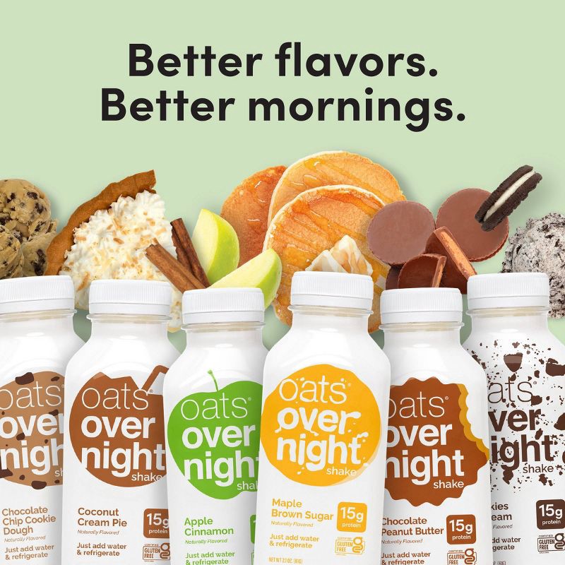 slide 7 of 10, Oats Overnight Shake Maple Brown Sugar - 2.1oz, 2.1 oz