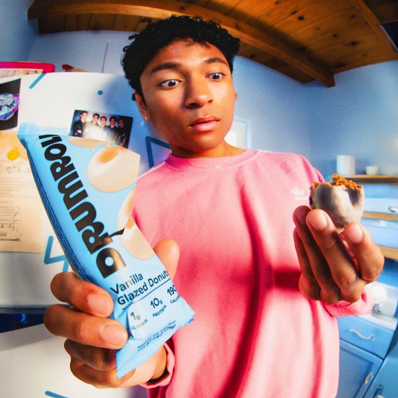 slide 3 of 5, Drumroll Snacks Gluten Free Vanilla Glazed Mini Donuts 3-Pack - 2.6oz, 2.6 oz