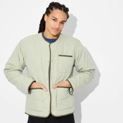 Men's Quilted Jacket - Original Use™ Olive Green L