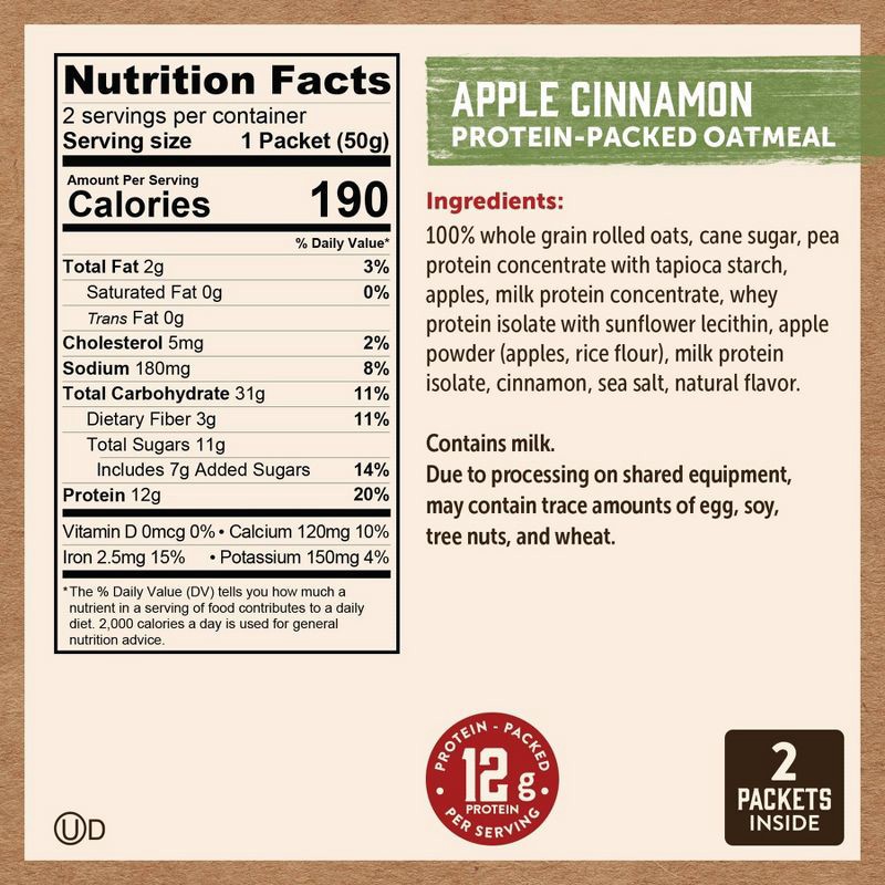 slide 9 of 10, Kodiak Cakes Kodiak Variety Pack Oatmeal Packets - 10.58oz / 6ct, 10.58 oz, 6 ct