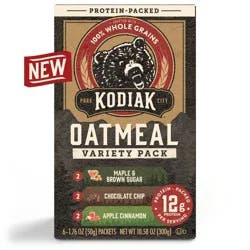Kodiak Cakes Kodiak Variety Pack Oatmeal Packets - 10.58oz / 6ct