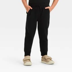Toddler Boys' Fleece Pull-On Jogger Pants - Cat & Jack™ Black 5T