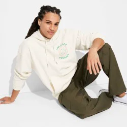 Men's Regular Fit Hooded Pullover Sweatshirt - Original Use™ White XL