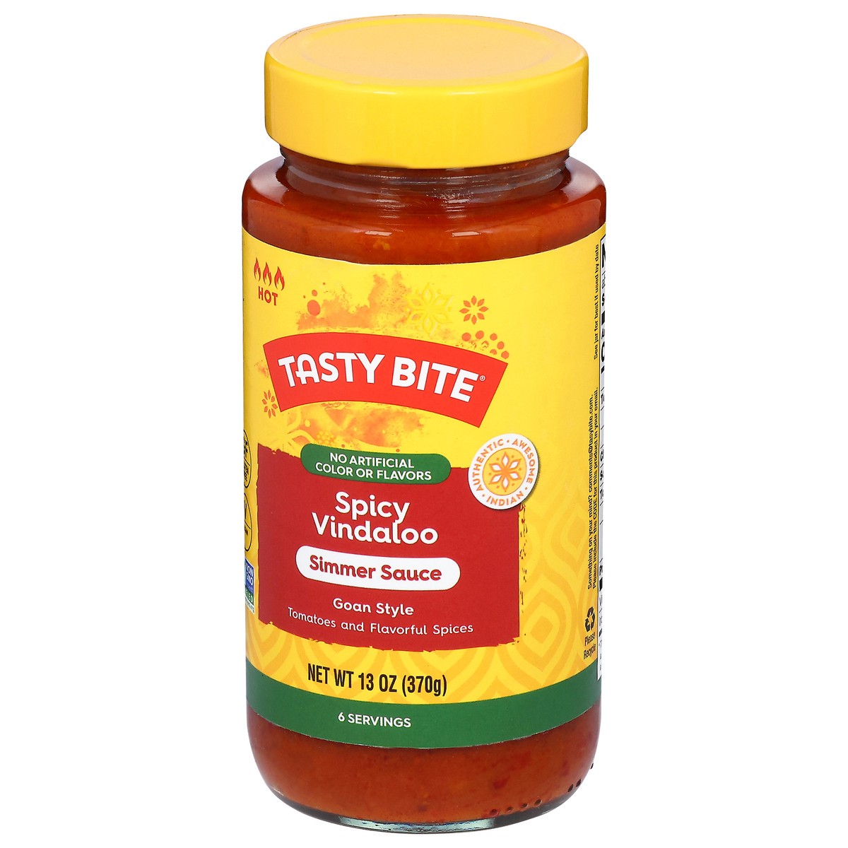 slide 9 of 13, Tasty Bite Spicy Vindaloo Simmer - 13 oz, 13 oz