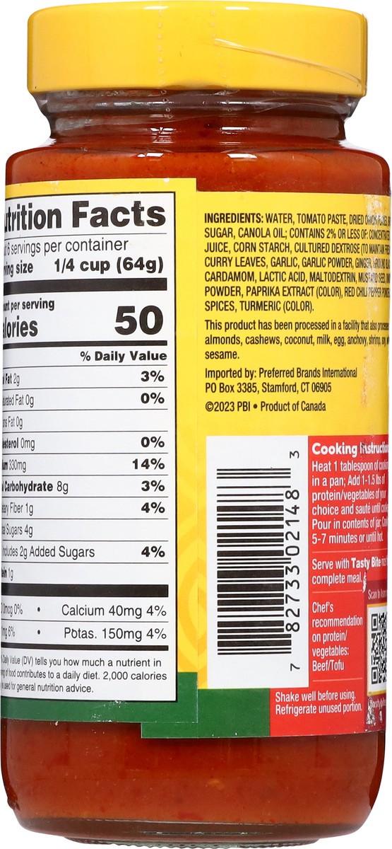 slide 7 of 13, Tasty Bite Spicy Vindaloo Simmer - 13 oz, 13 oz