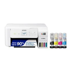 Epson EcoTank ET-2800 Wireless Color All-in-One Cartridge-Free Supertank Printer: Inkjet, Wi-Fi, Apple AirPrint