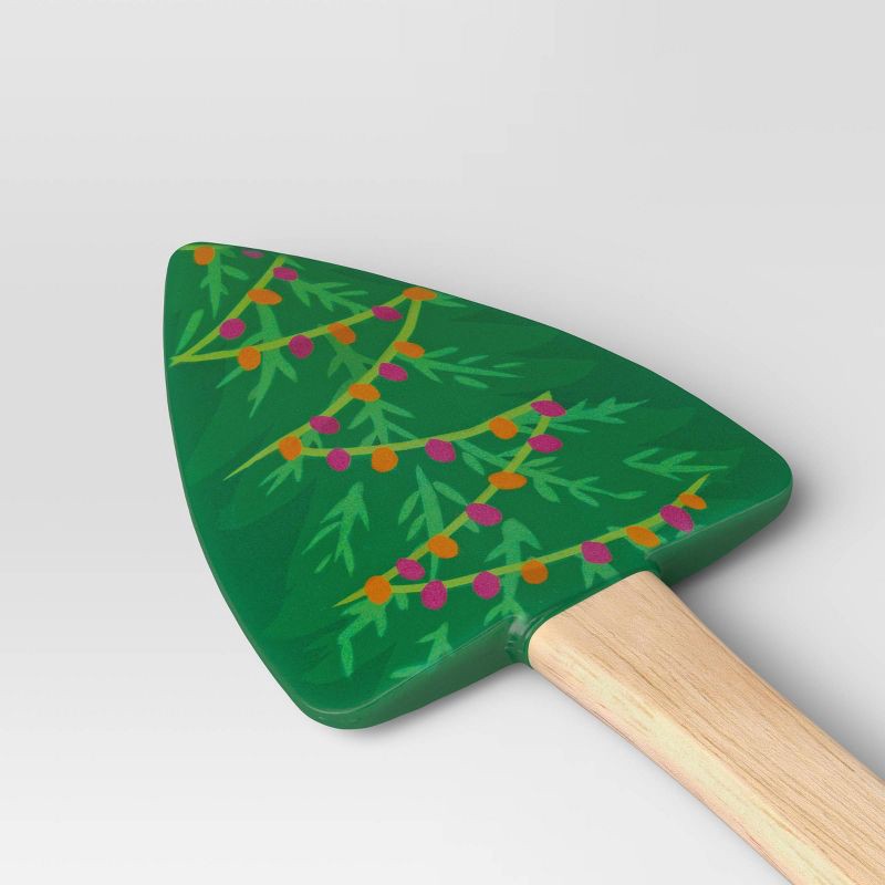 slide 3 of 3, Christmas Figural Tree Spatula Green - Wondershop™, 1 ct