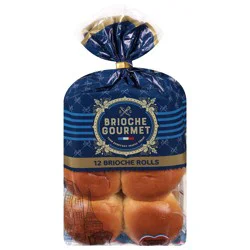 Brioche Gourmet Brioche Rolls - 12 ct