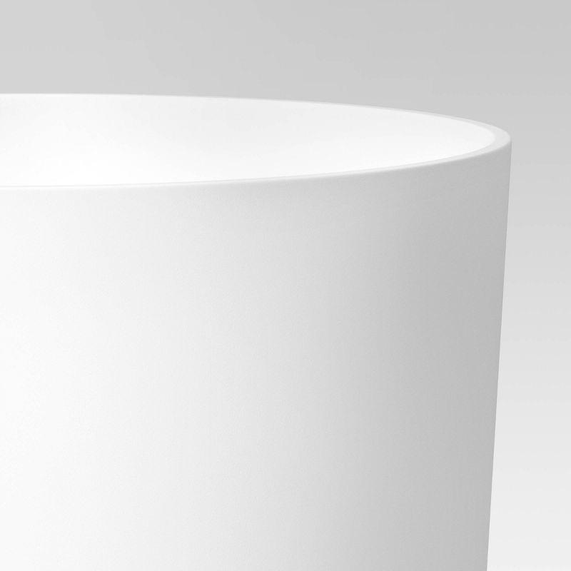 slide 4 of 4, Recycled Resin Indoor Outdoor Planter Pot White 10"x10"x10" - Room Essentials™, 1 ct
