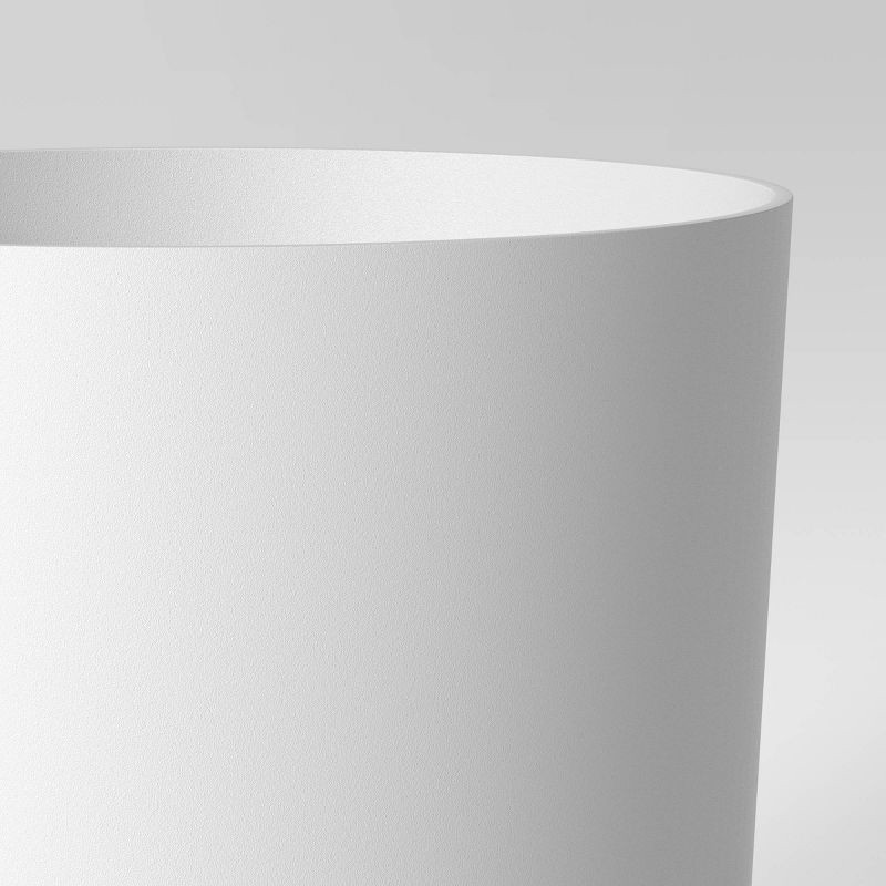 slide 4 of 4, Recycled Resin Indoor Outdoor Planter Pot White 6"x6"x6" - Room Essentials™, 1 ct