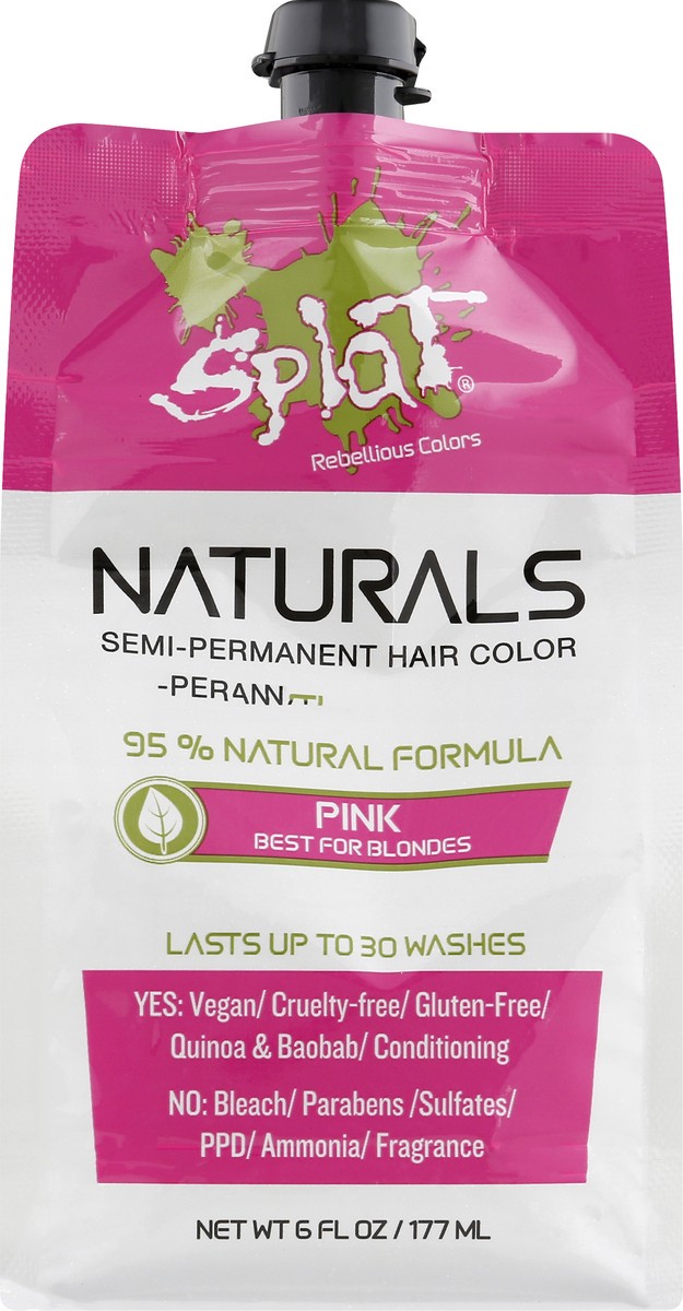 slide 3 of 11, Splat Naturals Semi-Permanent Pink Hair Color 6 oz, 6 oz