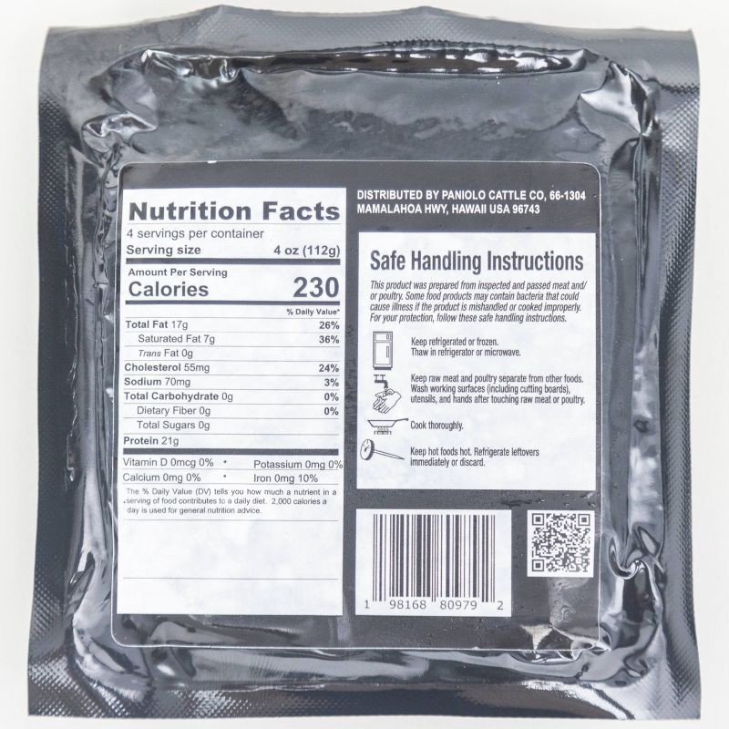 slide 7 of 7, Paniolo Cattle Company Paniolo Cattle Co. Local Hawaii Ground Beef 80% Lean 20% Fat - 1lb, 1 lb