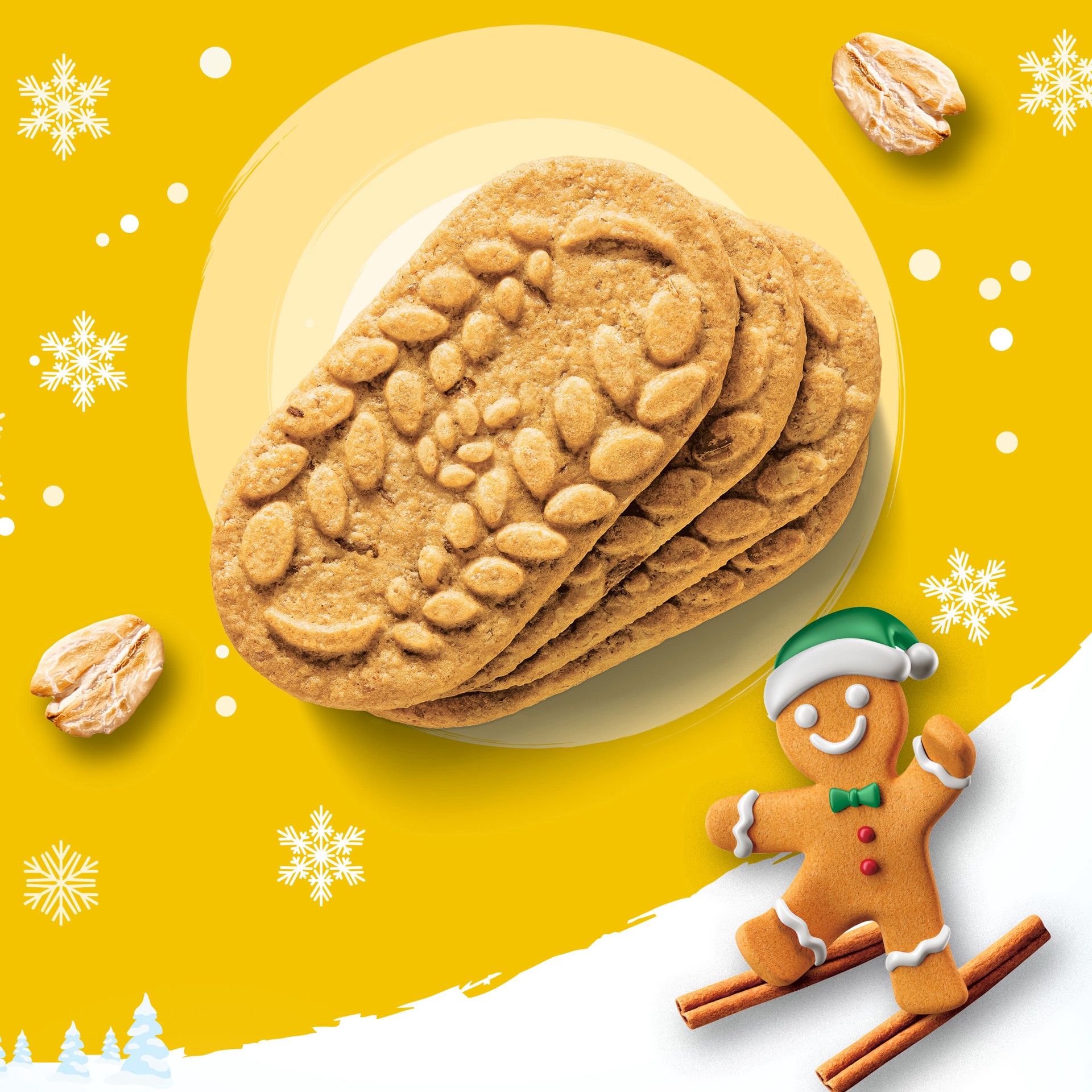 slide 2 of 5, belVita Breakfast Bars Biscuits, Gingerbread, Limited Edition, 5 Packs (4 Biscuits Per Pack), 5 ct