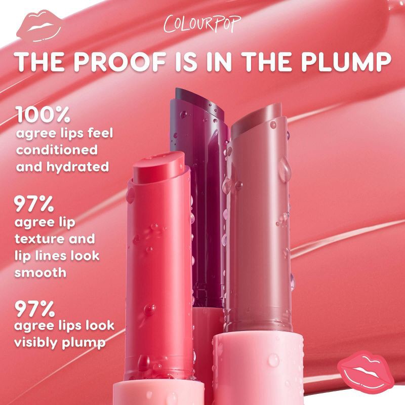 slide 3 of 6, ColourPop So Juicy Plumping Gloss Balm with Peptides - PSL - 0.7oz, 0.7 oz