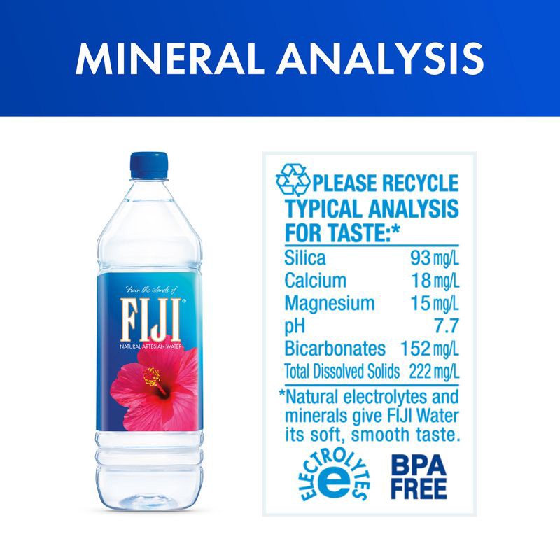 slide 4 of 4, FIJI Water FIJI Natural Artesian Water - 1.5L Bottle, 1.5 liter