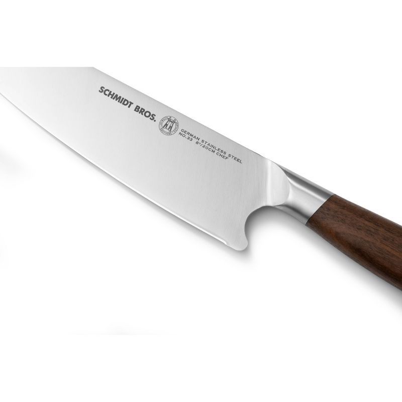 slide 2 of 5, Schmidt Bros Cutlery 2pc Prep Knife Set Delta: Stainless Steel Blades, Wood Handles, Hand Wash, Lifetime Warranty, 2 ct