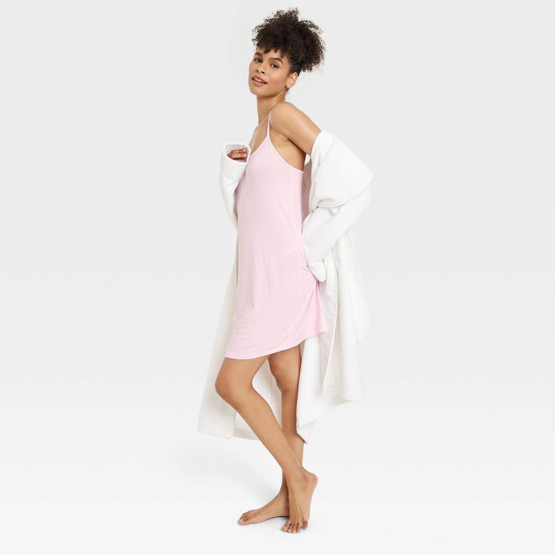 slide 3 of 3, Women's Cloud Knit Chemise - Auden™ Pink XL, 1 ct