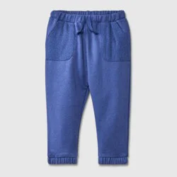Baby Boys' Knit Jogger Pants - Cat & Jack™ Navy Blue 6-9M
