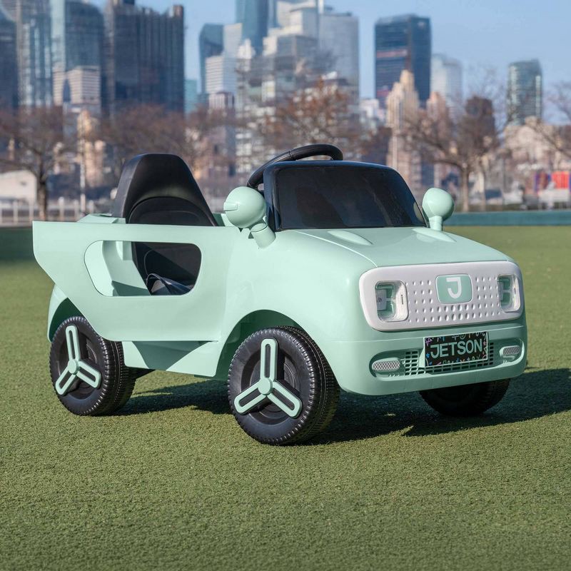 slide 12 of 12, Jetson Mako Electric Motor Assist Ride-On Push Car - Green: Remote Control, Charger Included, 1 ct