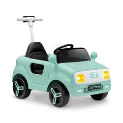 Jetson Mako Electric Motor Assist Ride-On Push Car - Green: Remote Control, Charger Included