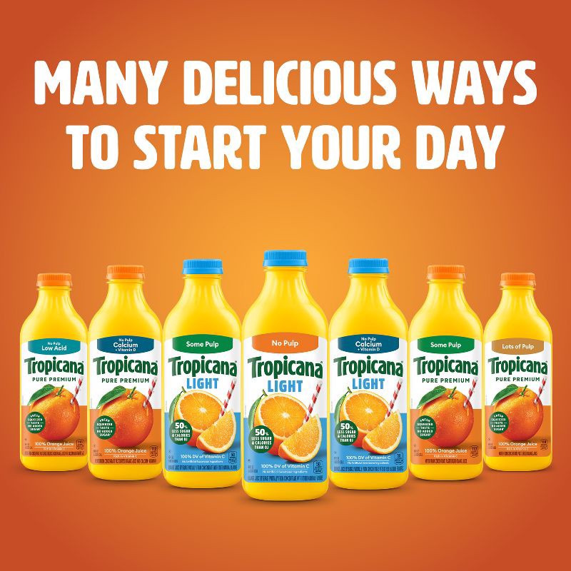 slide 7 of 9, Tropicana Light OJ No Pulp - 46 fl oz, 46 fl oz