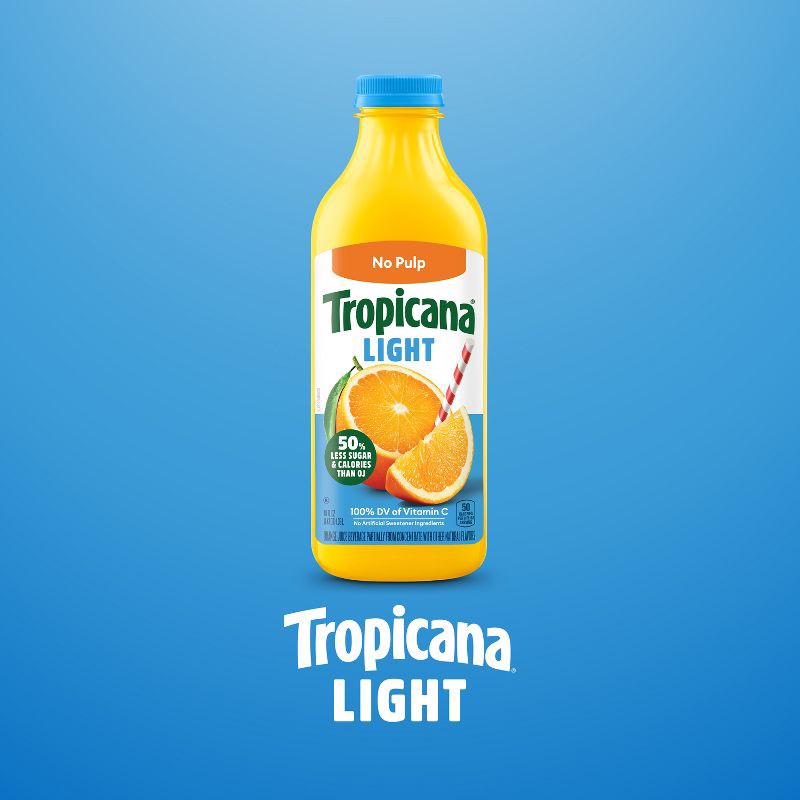 slide 8 of 9, Tropicana Light OJ No Pulp - 46 fl oz, 46 fl oz