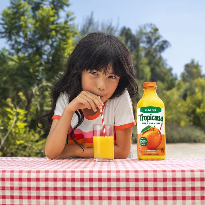 slide 6 of 10, Tropicana Pure Premium Some Pulp Orange Juice - 46 fl oz, 46 fl oz