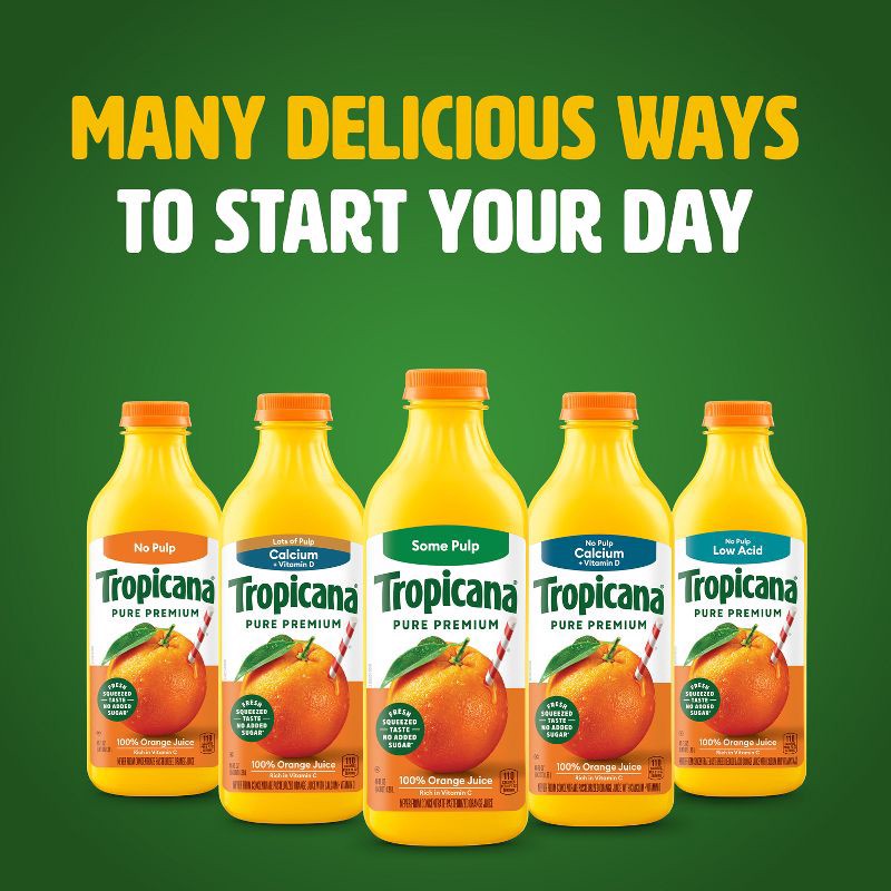 slide 8 of 10, Tropicana Pure Premium Some Pulp Orange Juice - 46 fl oz, 46 fl oz
