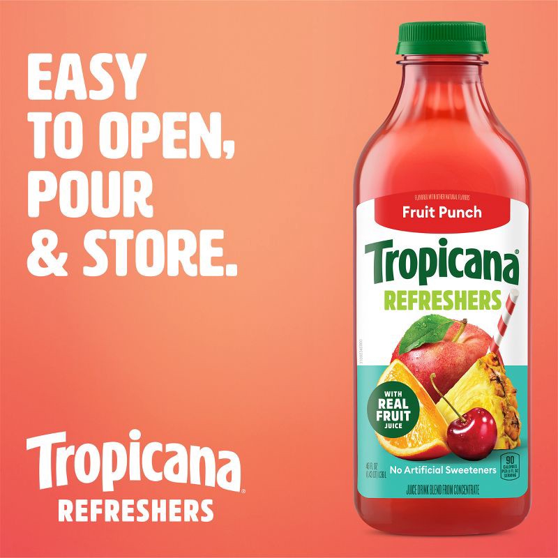 slide 2 of 8, Tropicana Fruit Punch - 46oz, 46 oz